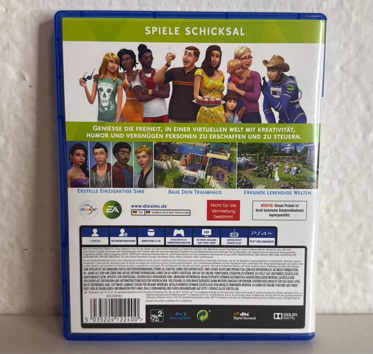 Sony Spiele: The Sims 4 PS4/PS5 Game Disc and Case – Gebraucht aus Ehrendingen von bubulence 1