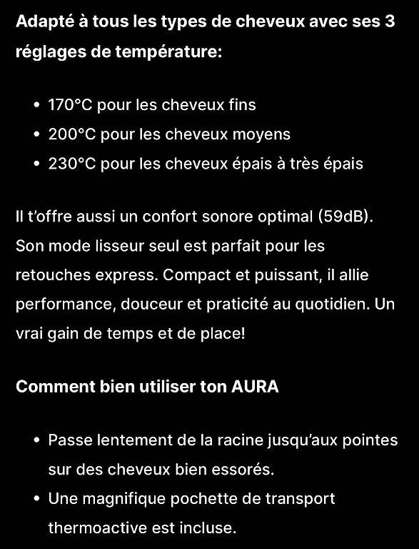 Accessoires pour cheveux: Sécheur lisseur 2 en 1 pour cheveux – D'occasion à Les Brenets par acetter 2