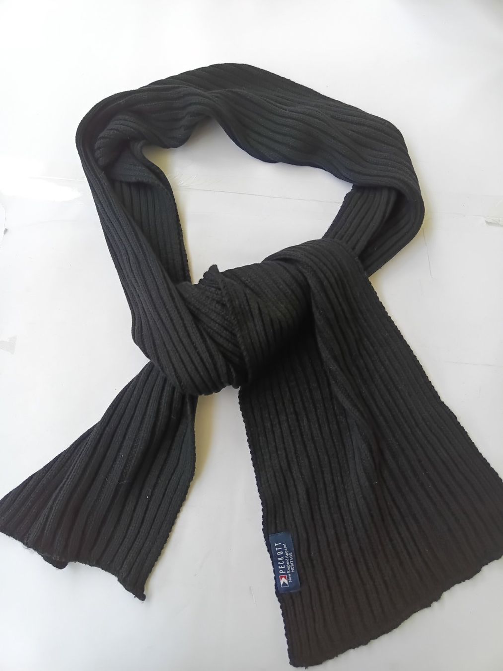 Foulard & Sciarpe: Schal Peckott schwarz gerippt – Nuovo (secondo la descrizione) da Wängi venduto da Ladys_First