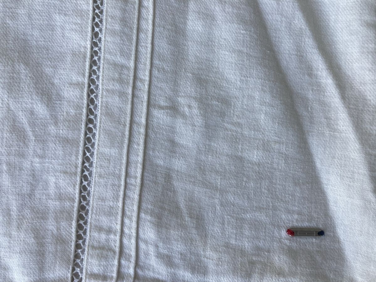Tommy Hilfiger Top: Luftiges kurzes Leinentop – Usato da Luzern venduto da franziska.2024 5