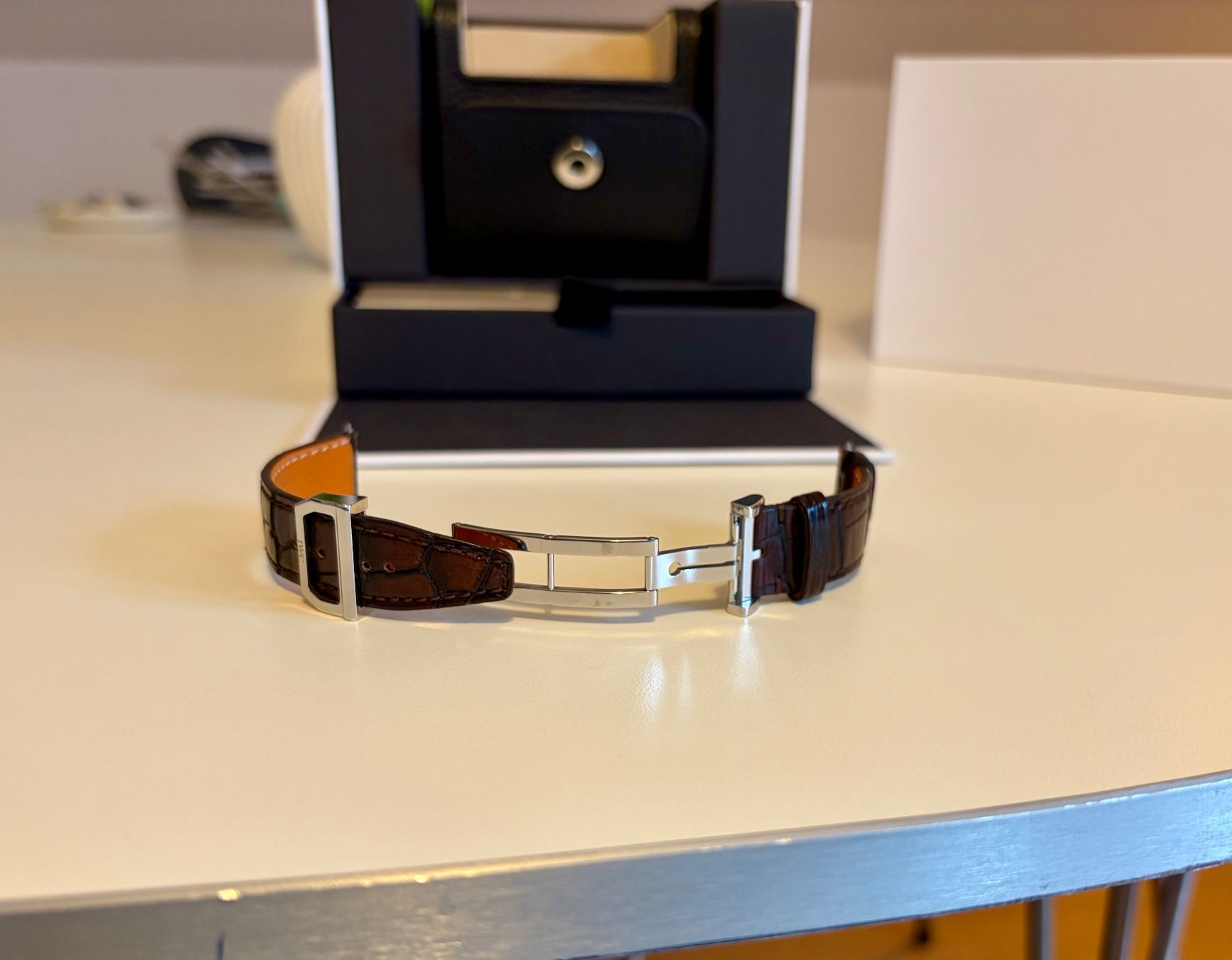 IWC Orologi: IWC Pilot 36, graues Ziffernblatt, Box no Papers – Usato da Uitikon Waldegg venduto da paratroopamac 4