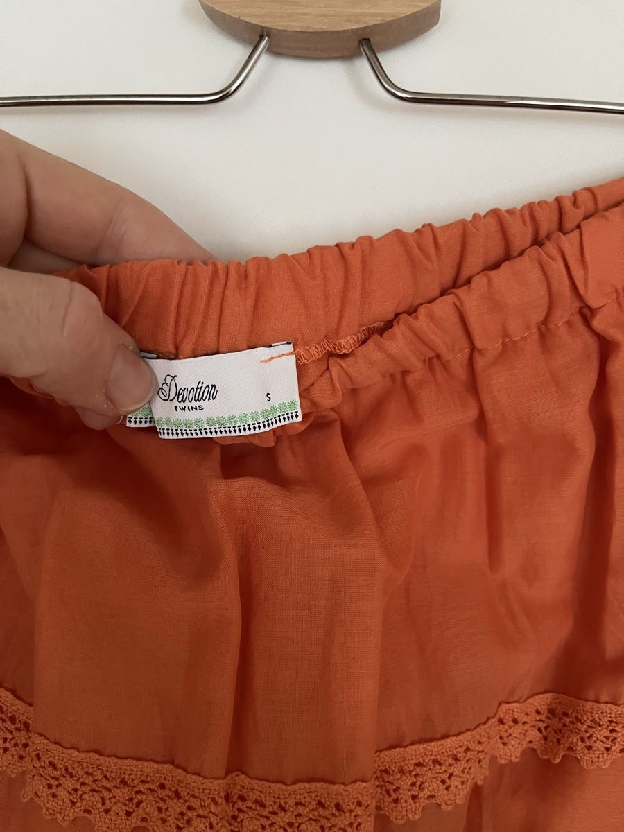 Röcke: Devotion Twins Volant Rock, Grösse S, Orange – Gebraucht aus Wädenswil von Iana32 1