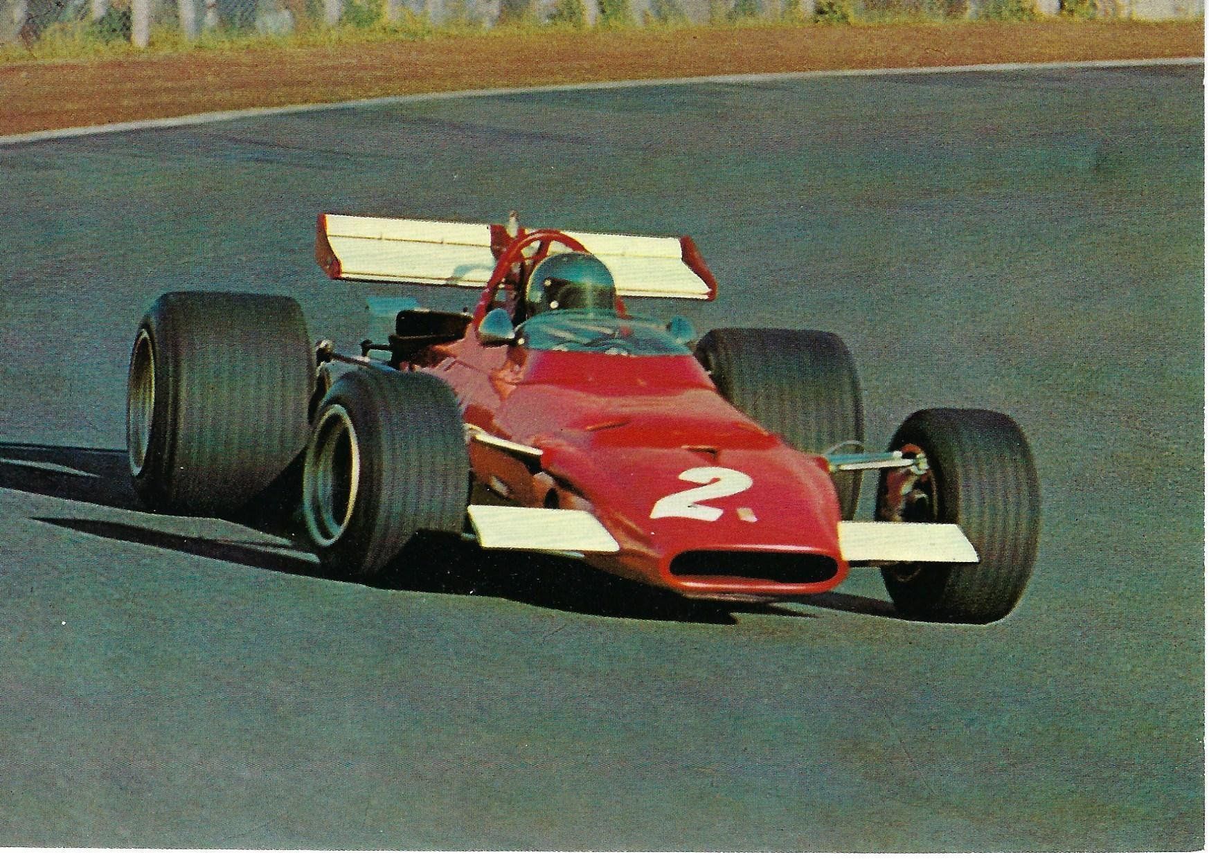 Ansichtskarten: Postkarte, Jacky Ickx, Ferrari – Gebraucht aus Aarburg von Hktm