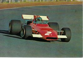 Postkarte, Jacky Ickx, Ferrari
