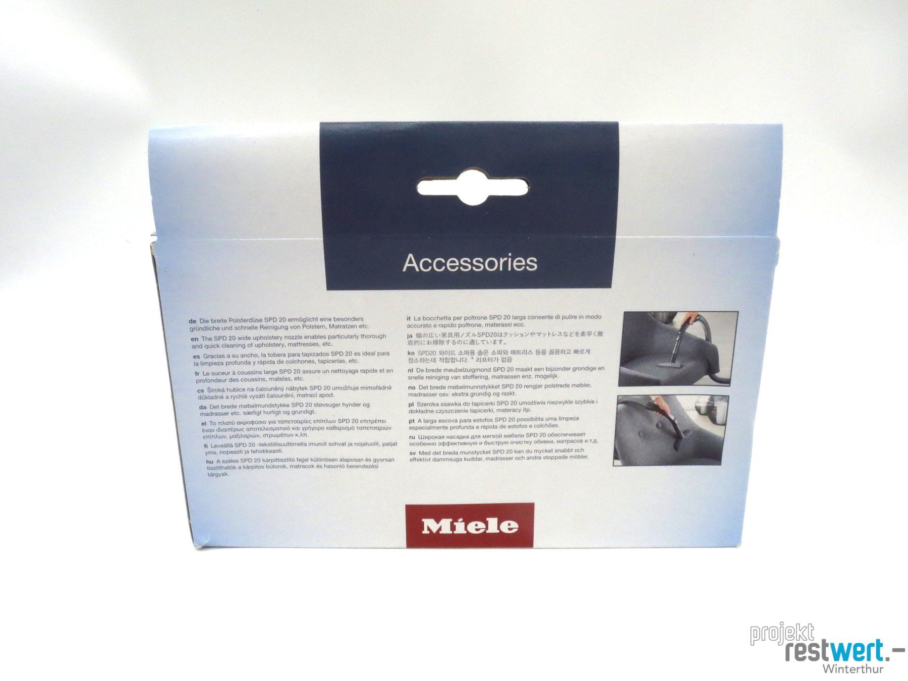 Miele Aspirapolveri & Accessori: MIELE Polsterdüse SPD 20 – Nuovo (secondo la descrizione) da Winterthur venduto da Restwert_Winterthur 4
