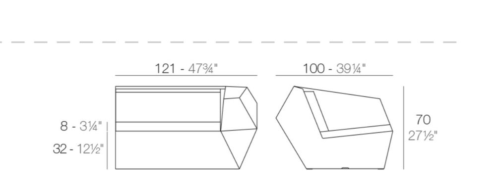 Vondom faz Sofa Modul left and right | Kaufen auf Ricardo