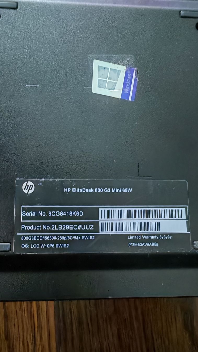 Hewlett Packard PCs: HP PC mit Intel i5, 16GB RAM, Windows 11 Pro – Gebraucht aus Oberengstringen von 156driver 2