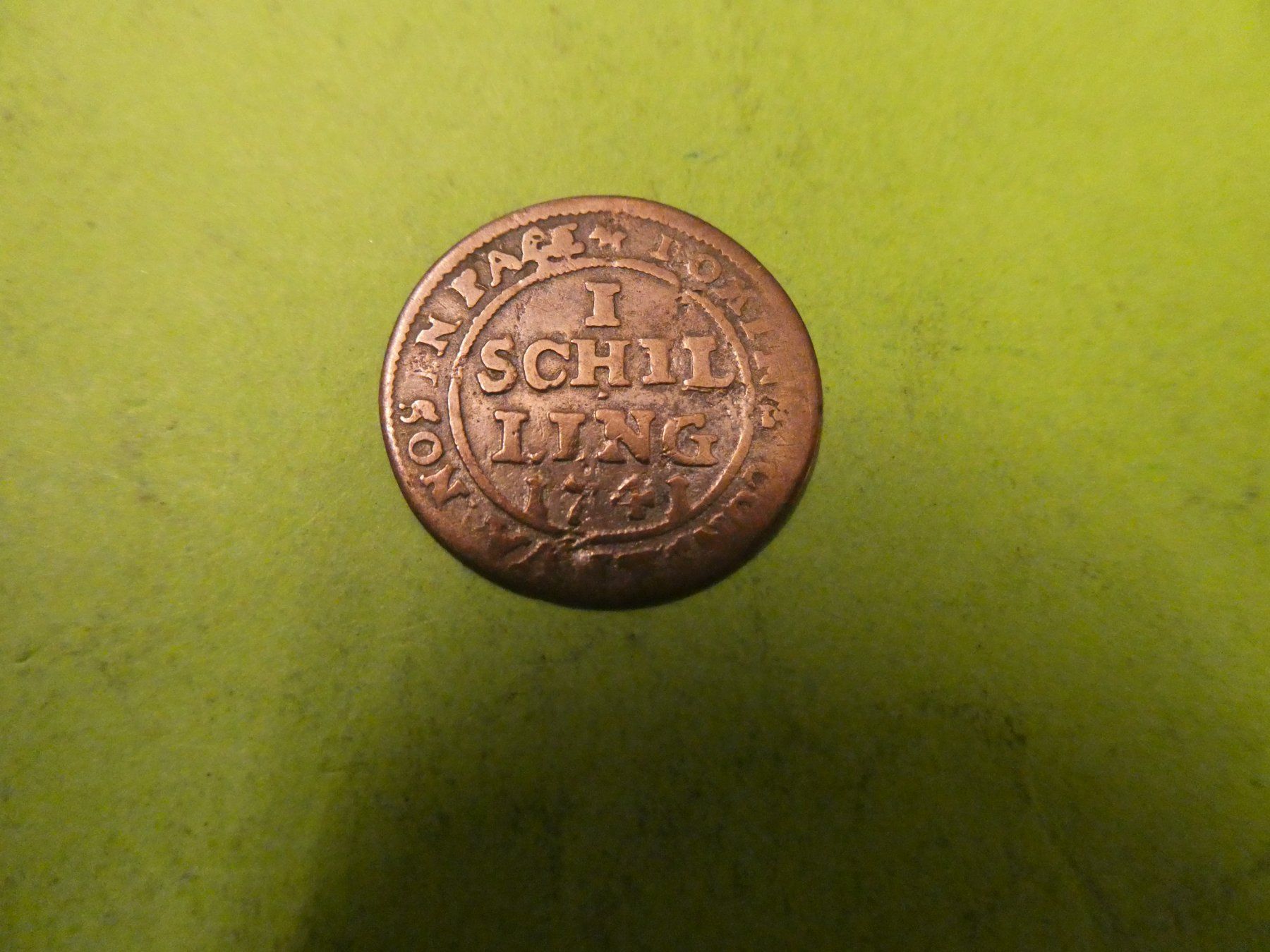 Alle Münzen: Zürich 1741, 1 Schilling – Gebraucht aus Hinterforst von rohusri 1