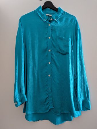 Longbluse American Vintage türkis, Grösse M, wie neu