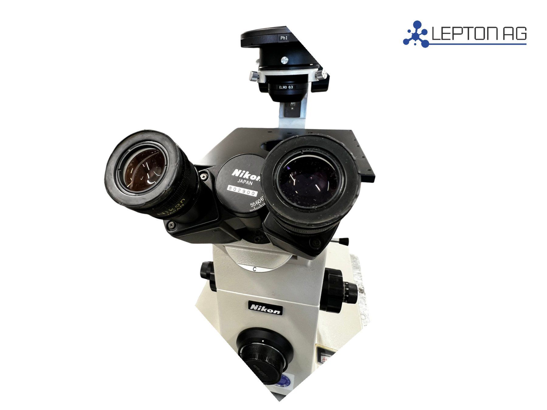 Accessori da laboratorio: Nikon Diaphot Inverted Phasenkontrast Mikroskop – Usato da Niederdorf venduto da LeptonAG_Labor 5