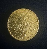 Deutsches Reich 3 Mark Goldmuenze 1813-1913 guter Zustand