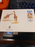 Kenya 1989, Premier Jour WWF, Girafe, Rare! Afrique!