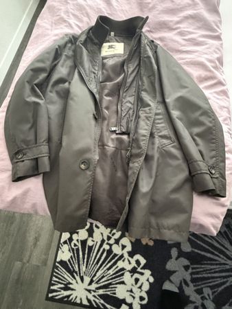 Burberry London Trenchcoat anthrazit Gr. L  gebraucht