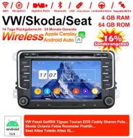 7 zoll Android 10.0 Autoradio Für VW GOLF JETTA POLO Touran