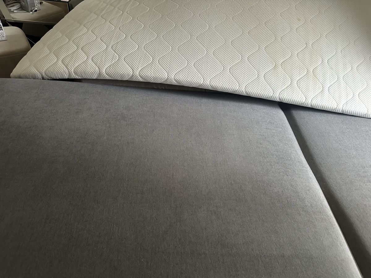 Letti: Bett 90/200 in grau mit Topper – Usato da Zürich venduto da bea_5268 3