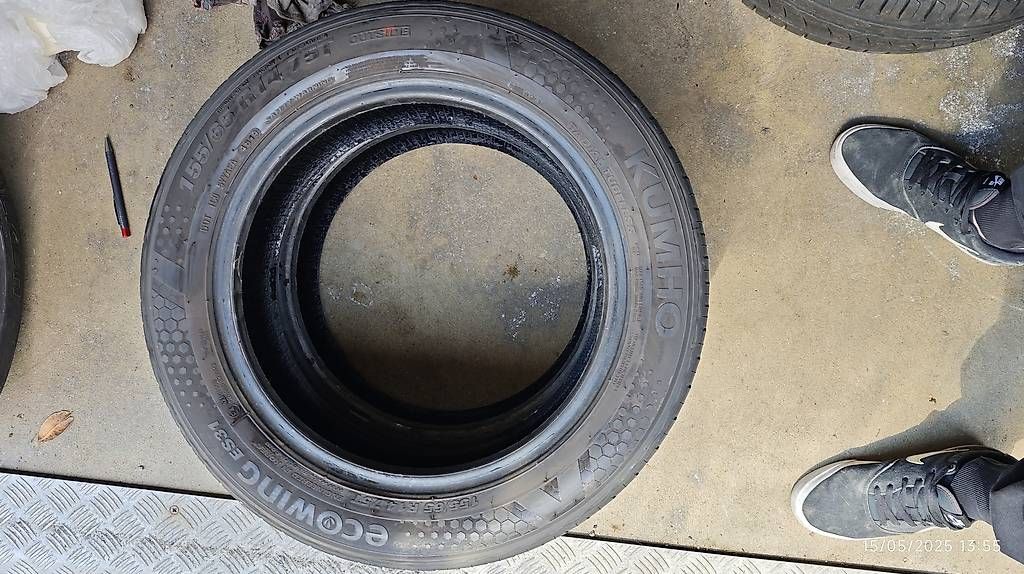 Pneus & Kompletträder: 155-65-14 gomme Kumho ecowing – Gebraucht aus Taverne von mar_v68c 1