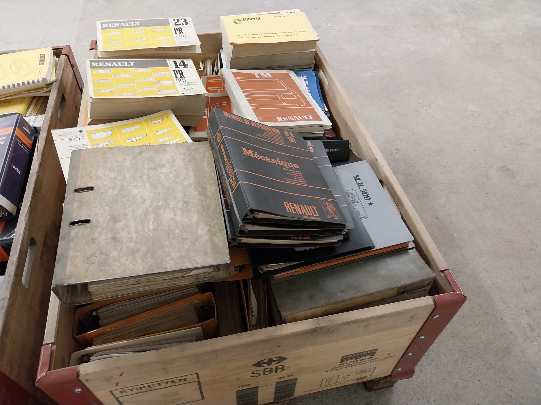 Renault Dokumente: Renault Werkstatthandbücher riesiges Konvolut – Gebraucht aus Weingarten-Kalth von Bettelbruenneli 5