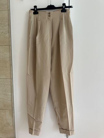 Vintage Kenzo Paris Stoffhose beige