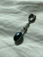 Anhänger künstl. Thahiti-Perle und Zirkonien, Silber 925er