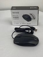 Terra 1000 Maus für PC, USB, schwarz, ungebraucht