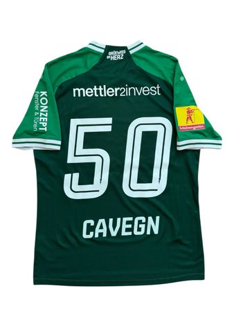 Signiertes FC St. Gallen Trikot von Fabrizio Cavegn