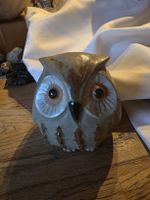 Eulefigur Keramik Kunsthandwerk Unikat Sparkasse