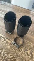 2 Auspuffblenden Carbon Optik BMW - neuwertig