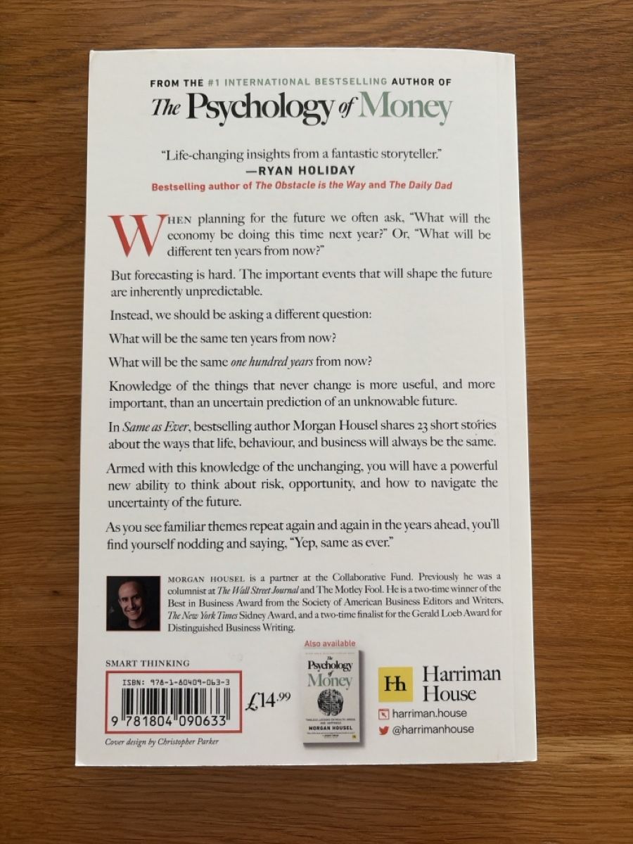Libri: Same as Ever -  Morgan Housel - new – Nuovo (secondo la descrizione) da Rüschlikon venduto da Nisse1 1