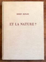 Et la nature ? Réflexions d'un peintre.