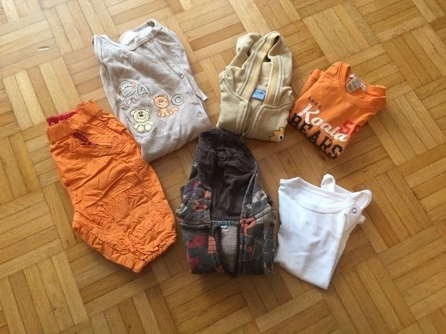 Lotti & Set di vestiti: Kleiderpaket 6-teilig Junge Gr. 62 – Usato da Emmen venduto da Aribini