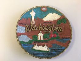 Wandteller aus den USA ! Washington !
