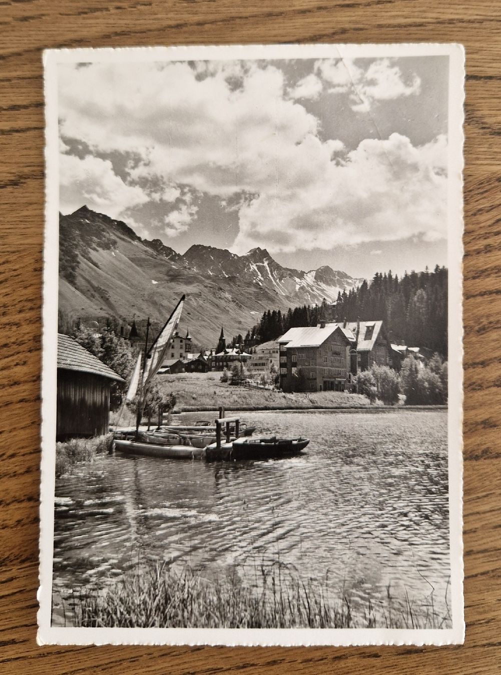 Cartoline postali: Arosa, Obersee 1955 – Usato da Ebikon venduto da Donar50