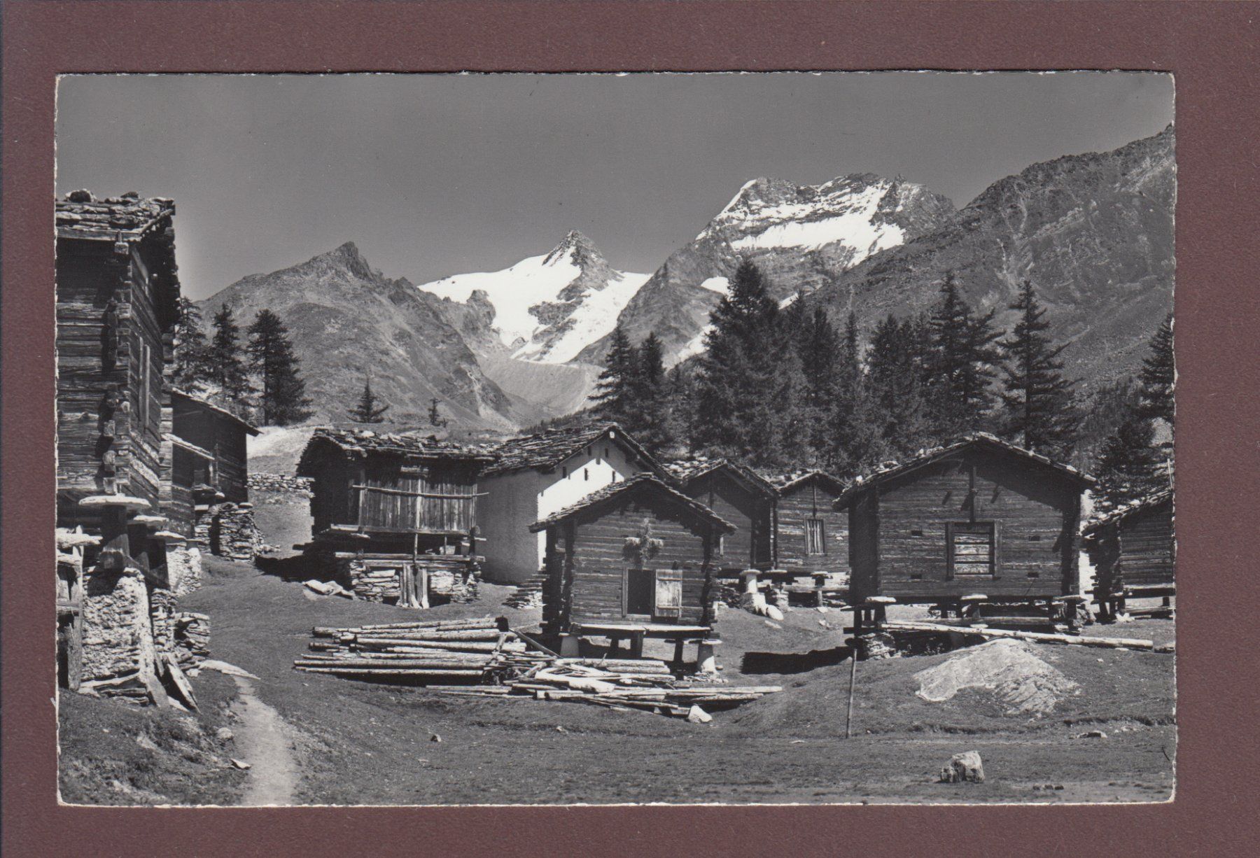 Cartoline postali: STADEL in der Lohmatte bei Saas-Fee – Usato da Pully venduto da nicecards