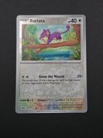 Rattata [Reverse Holo] #19 MEW 151 NM / 🇬🇧