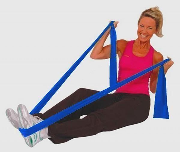 Hometrainer: Latexband 22,5 m Rolle extra stark/blau – Neu und originalverpackt aus Allschwil von therapyshop 1