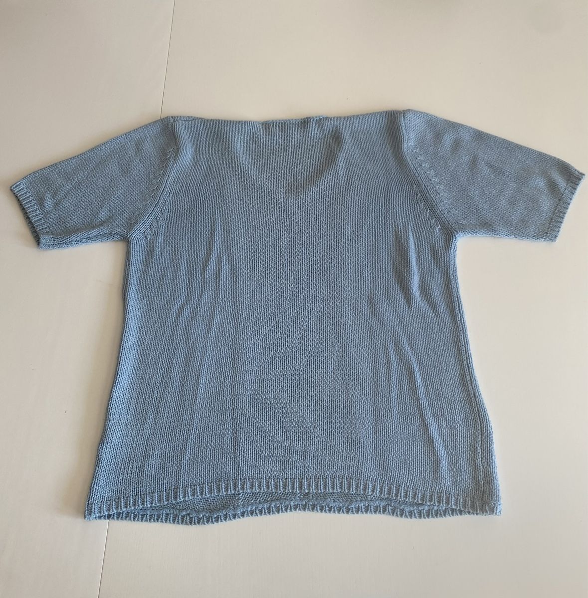 T-shirt: TCM Sommershirt Gr. 38/40 hellblau V-Ausschnitt – Usato da lommis venduto da inf_thv8 3