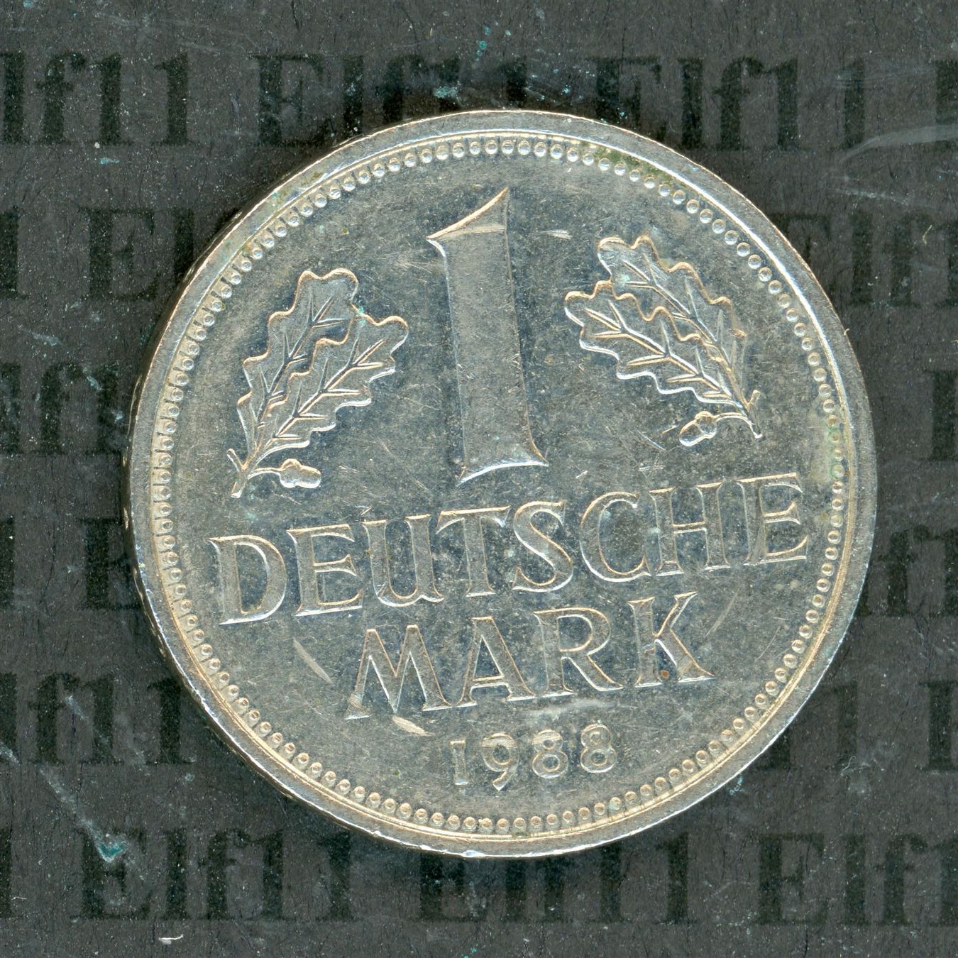 Tutti le monete: DEM___1.00 1988D -vz 1 Deutsche Mark – Usato da Widnau venduto da Elf11