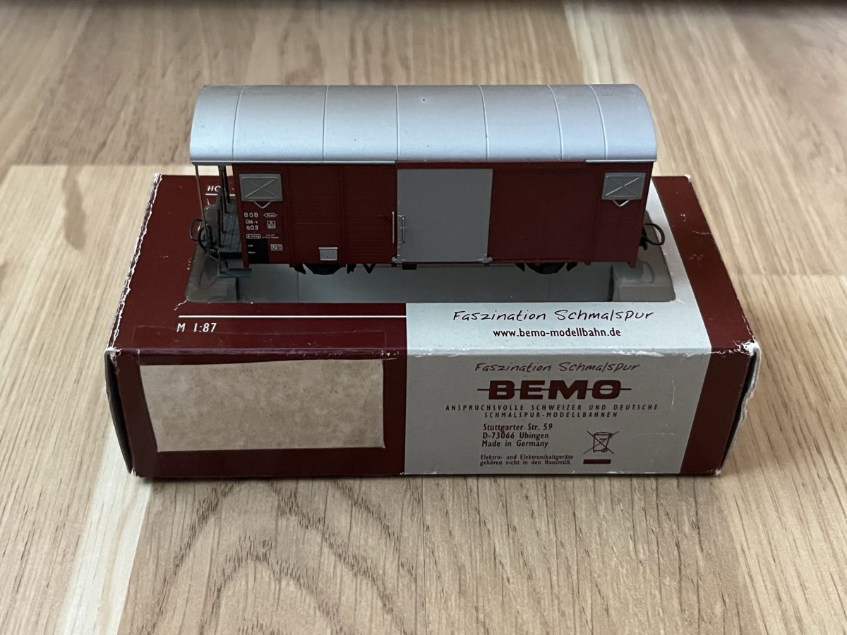 Bemo Modelleisenbahnen: Bemo BOB Gbk-v 603 – Gebraucht aus Blonay von babast_ 2