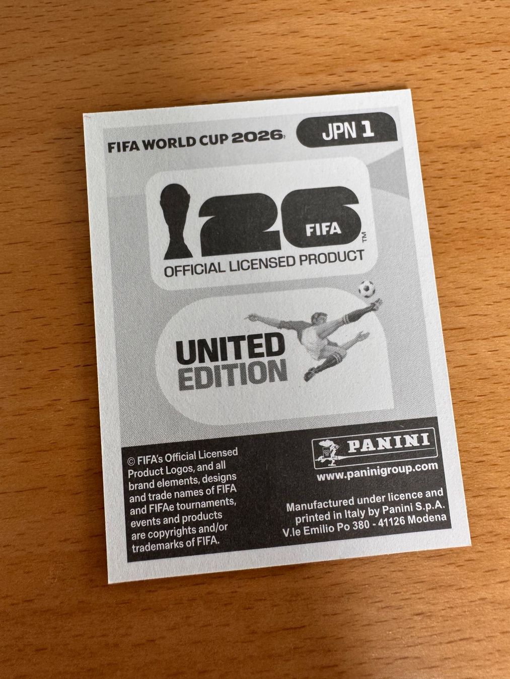 Panini Carte collezionabili: Panini - WM 2026 - JPN 1 - Sticker – Nuovo (secondo la descrizione) da Wetzikon ZH venduto da thayreen 1