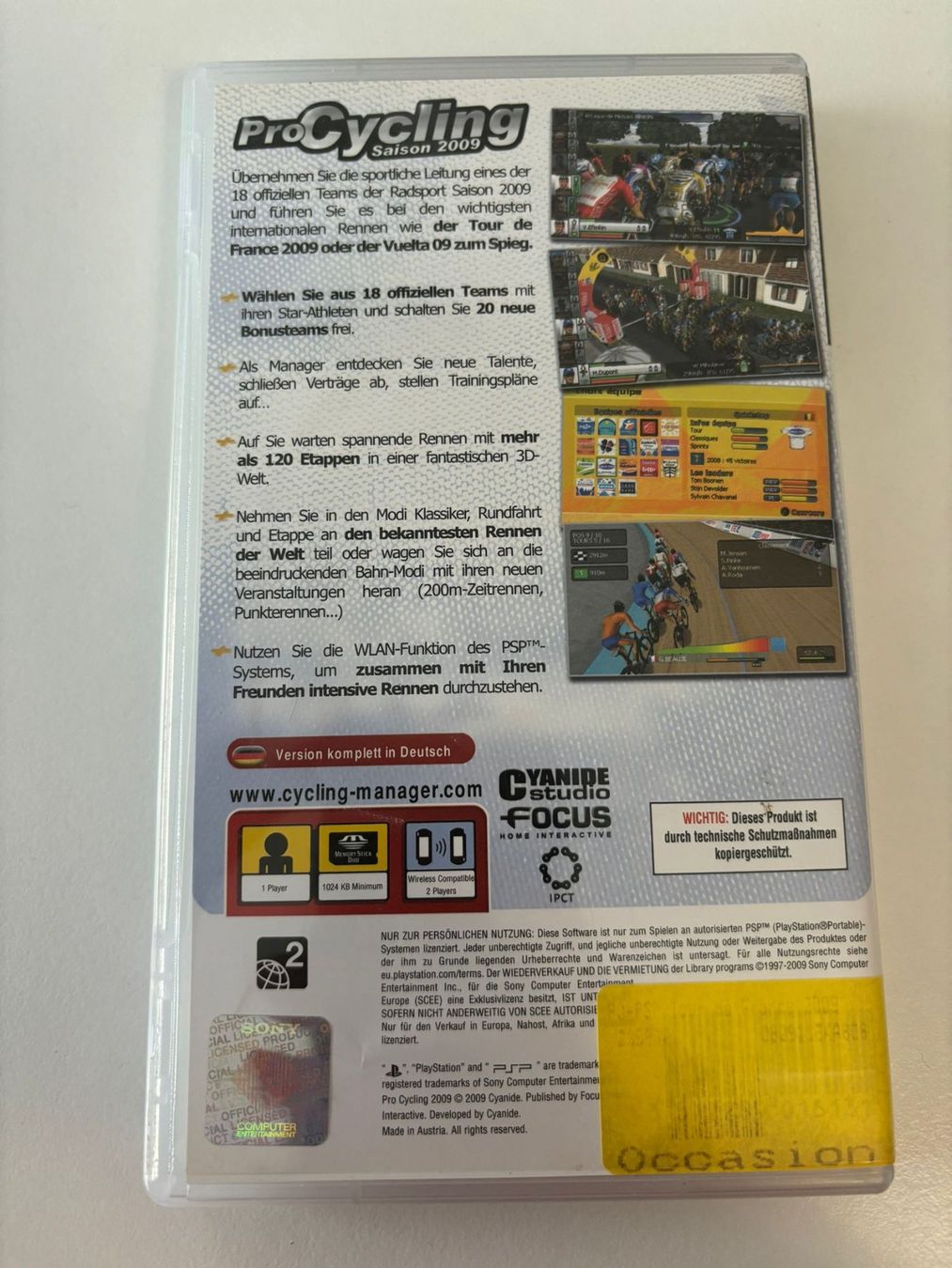 Giochi: Pro Cycling Saison 2009 (PSP) – Usato da Herisau venduto da Seyashop1 2