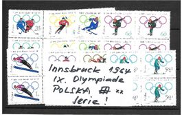Interesse Auswahl aus Polen auf  11 Einsteckkarten