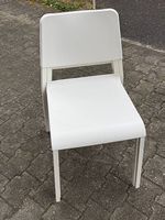 VIHALS Ausziehtisch, weiss 84/120x74 cm mit 2 Stuhl