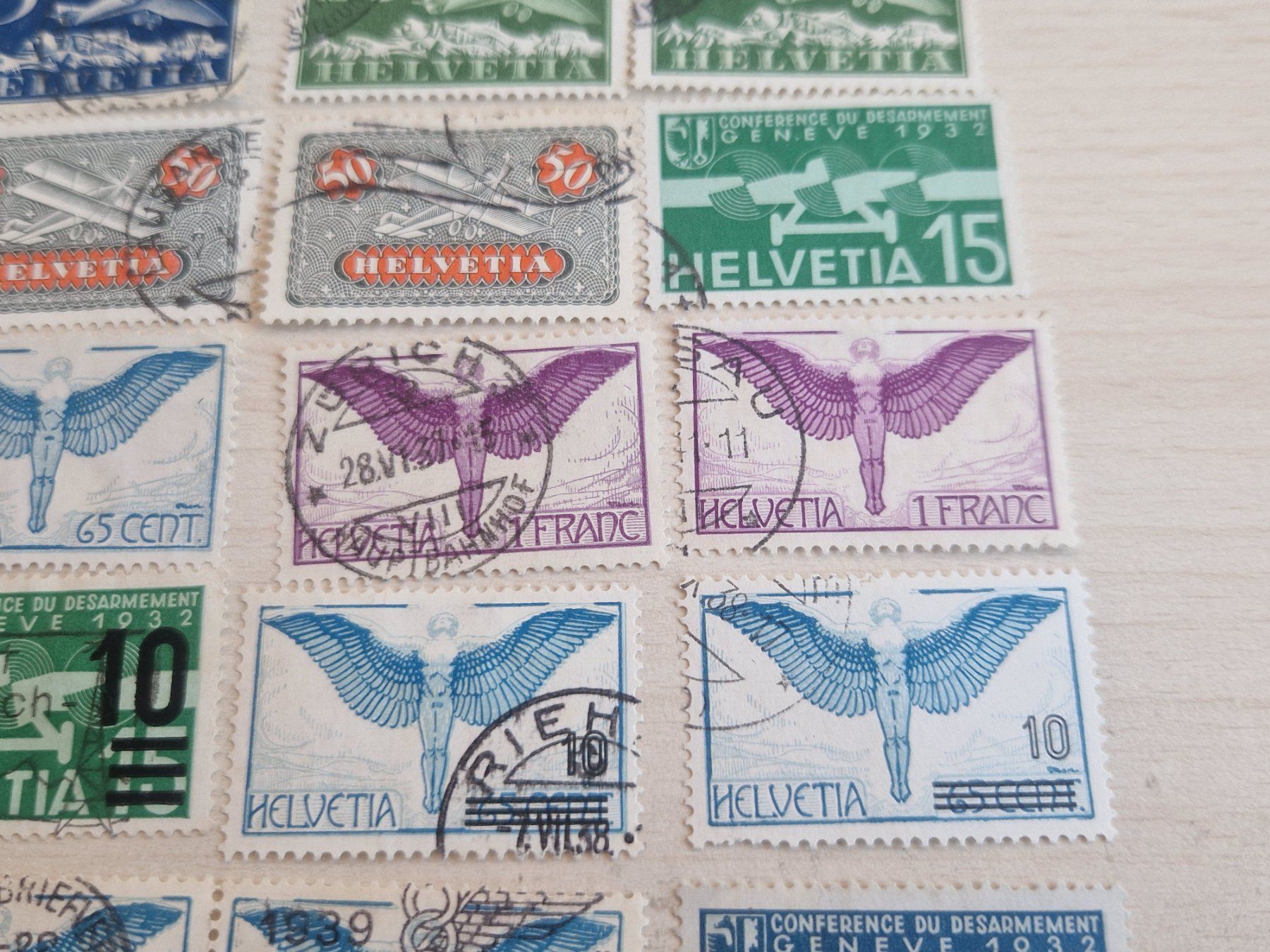 Tutti i francobolli: Ansammlung Flugpost, nicht bestimmt, ab 1.- – Usato da Burgdorf venduto da Glossy01 4