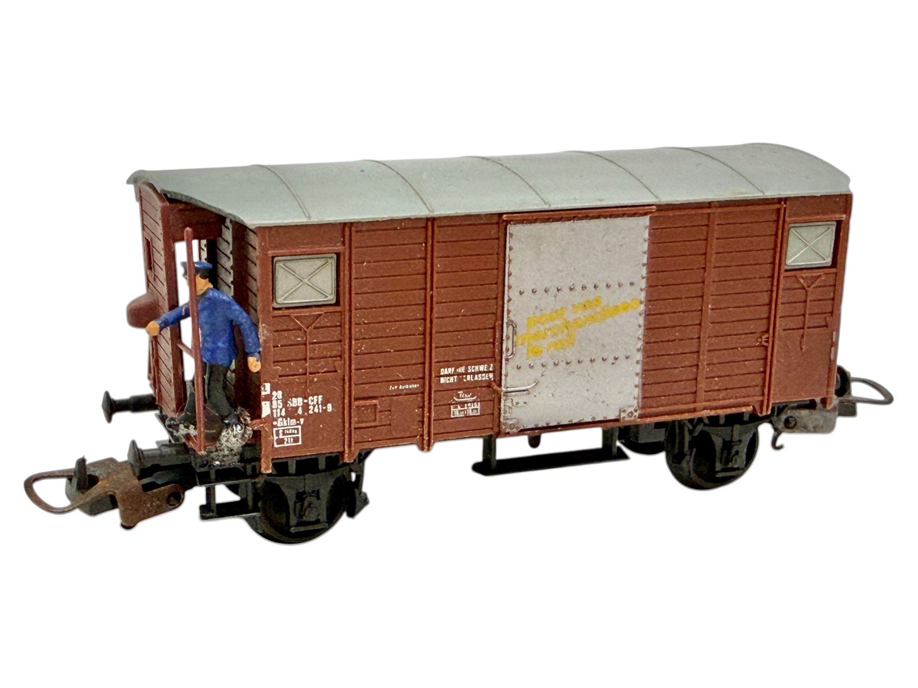 Lima Modellini di ferrovie: Lot de 5 wagons de marchandise LIMA H0 – Usato da Morges venduto da deco.vintage 3
