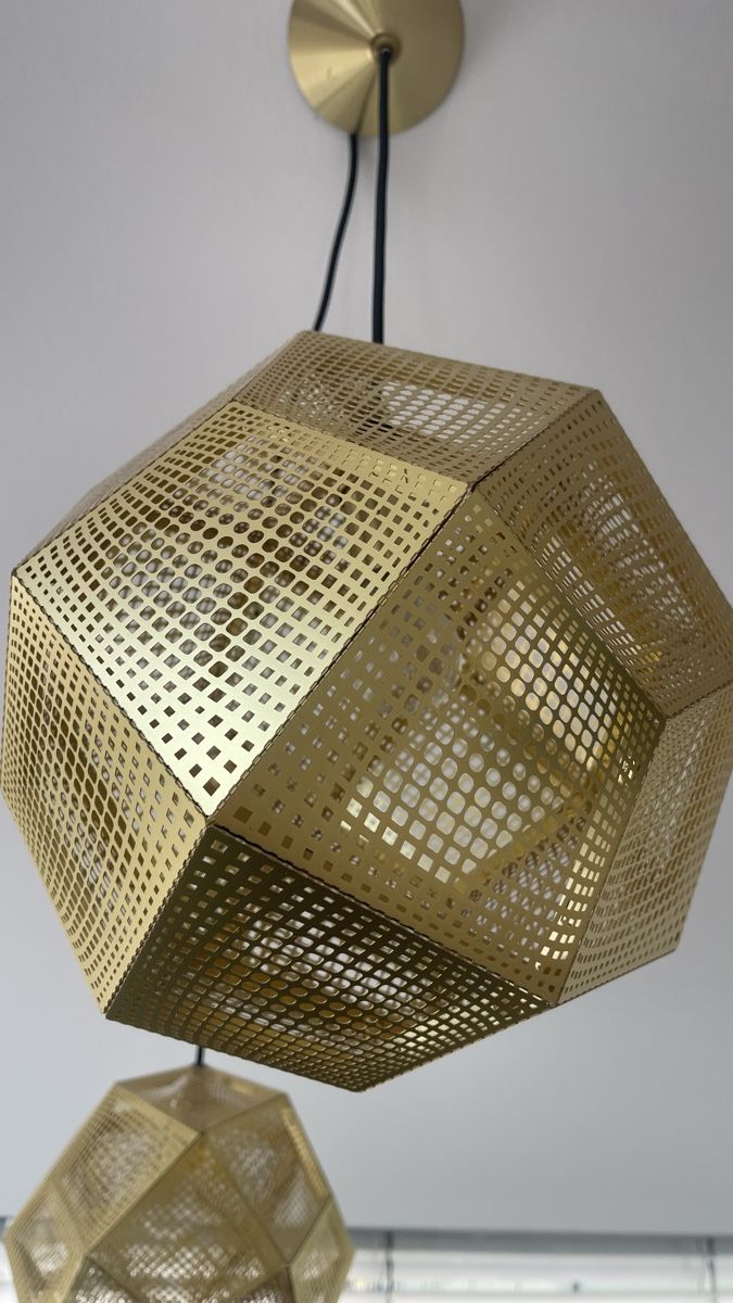 Tom Dixon Kronleuchter & Deckenlampen: 2 Originale Tom Dixon Etch Lampen – Gebraucht aus Landschlacht von BenLesch