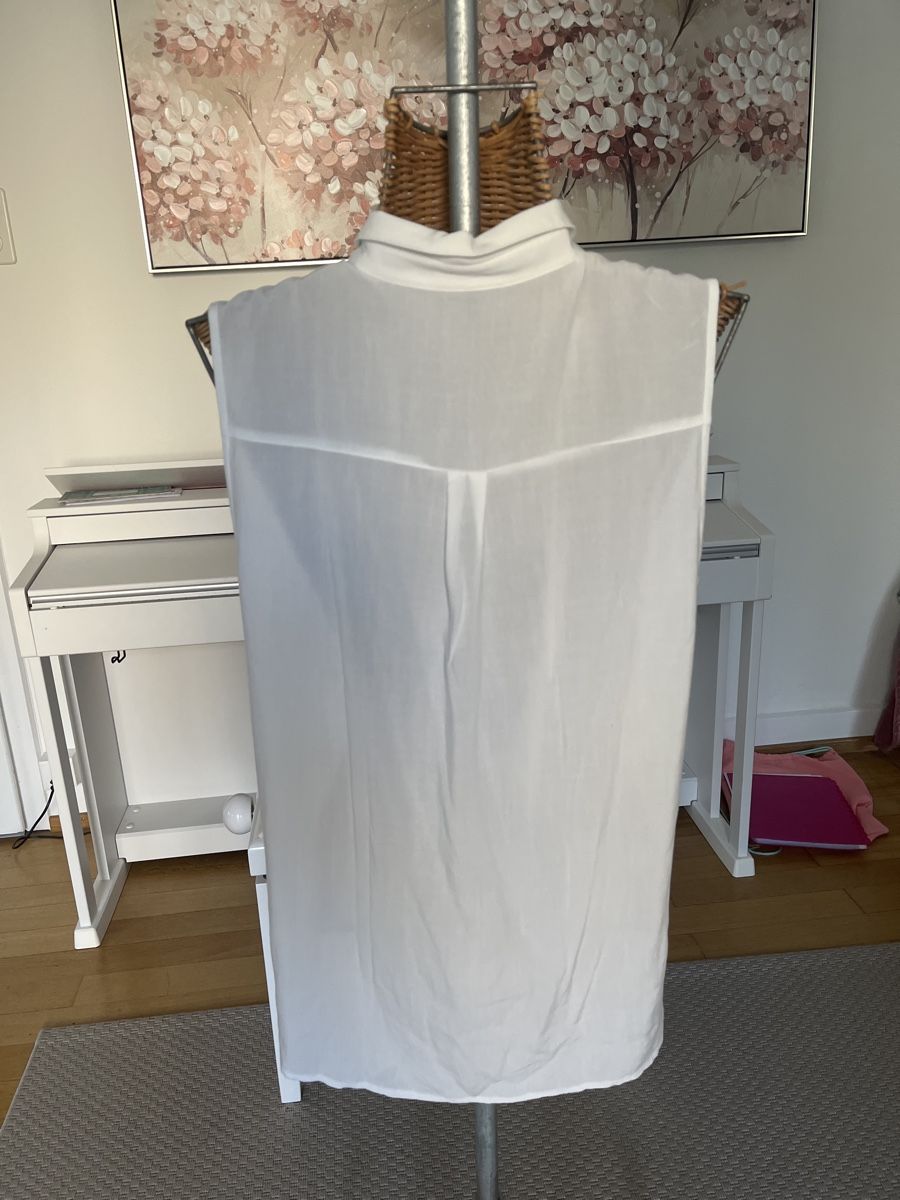 Only Blusen: Weisse Bluse/Top, ärmellos, Only, 42 – Gebraucht aus Solothurn von Bobesch08 3