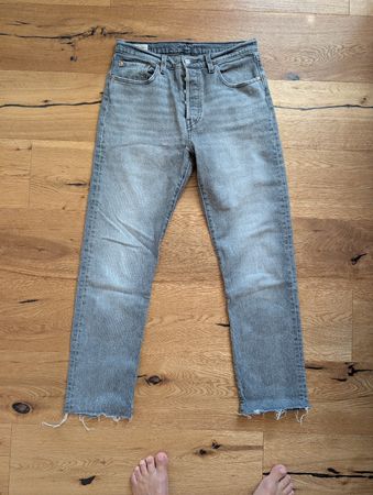 Jeans Levi's 501 grau Grösse 29/30