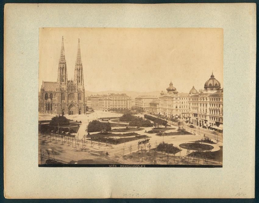 Fotografie & Manifesti: Fotografie Wien, Blick auf den Schottenr – Usato da Berlin venduto da bartko-reher 1