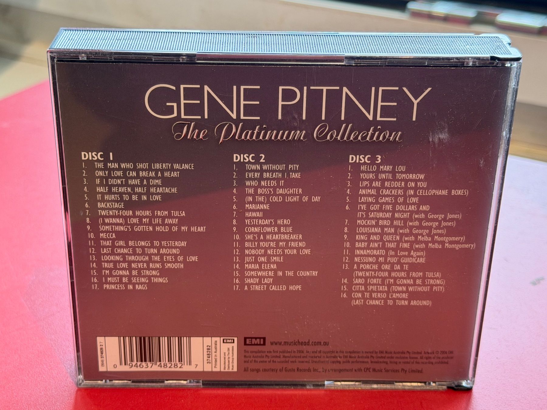 CD: Gene Pitney - The Platinum Collection - KA01C – Usato da Küsnacht ZH venduto da Jazztilldawn 1