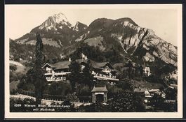 Weesen, Hotel Bellevue-Speer mit Mattsto